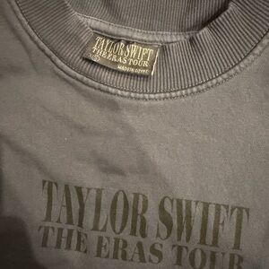 Taylor Swift The Eras Tour Charcoal Sweatshirt
